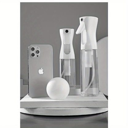 Conjunto de 1 Frasco Spray de Névoa Contínua - Pulverizador de Névoa Ultrafina | Frasco Spray de Água para Cabelo | Frascos Spray para Cabelo para Estilização, Limpeza, Salões de Beleza - 200 ml/300 ml