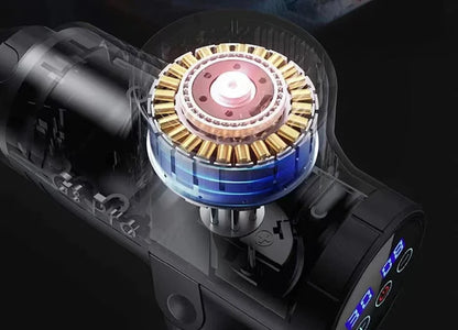 Pistola de Massagem Phoenix A2 para Relaxamento Muscular, Massageador de Tecido Profundo, Terapia Dinâmica, Vibrador, Modelagem Corporal, Alívio da Dor, Massageador para Costas e Pés