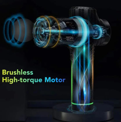 Pistola de Massagem Phoenix A2 para Relaxamento Muscular, Massageador de Tecido Profundo, Terapia Dinâmica, Vibrador, Modelagem Corporal, Alívio da Dor, Massageador para Costas e Pés