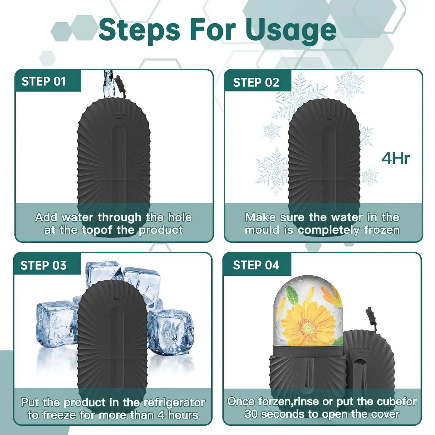 Conjunto de rolo facial de gelo para cuidados com a pele (1/2/3 peças), conjunto de rolo facial Gua Sha.Massage Roller Lifting Contouring