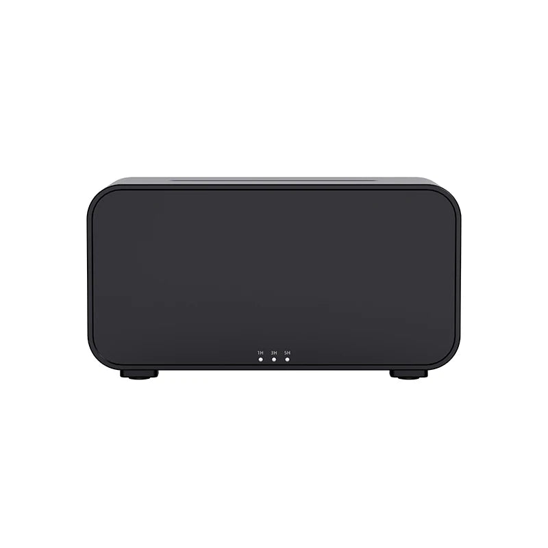 Umidificador de ar com difusor de óleos essenciais e aromas, mini umidificador doméstico com chama, difusor de fragrâncias para aromaterapia com luz noturna para ambientes.