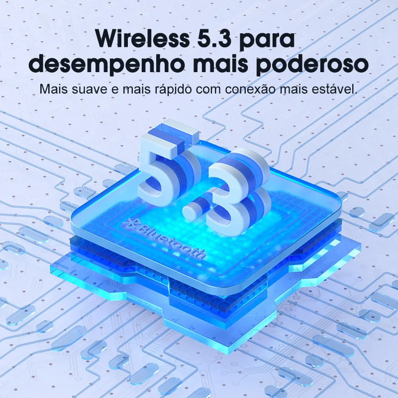 Fones de ouvido sem fio QCY T13 ANC Bluetooth 5.3 com cancelamento de ruído ativo, 4 microfones, fone de ouvido intra-auricular para jogos.