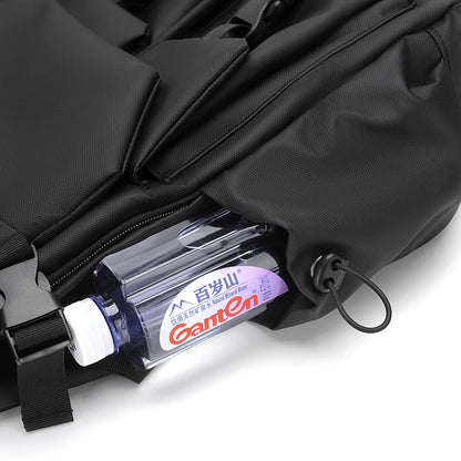 Mochila masculina de luxo, de alta qualidade, com grande capacidade e material impermeável. Ideal para viagens, estudos e treinos. Design moderno, confortável e resistente, perfeita para o dia a dia.