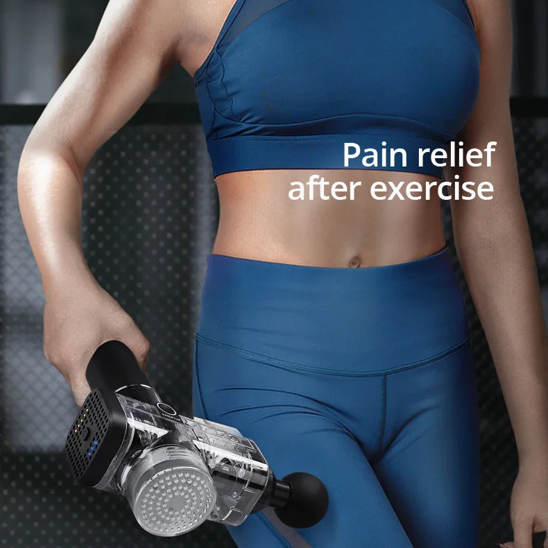 Pistola de Massagem Phoenix A2 para Relaxamento Muscular, Massageador de Tecido Profundo, Terapia Dinâmica, Vibrador, Modelagem Corporal, Alívio da Dor, Massageador para Costas e Pés