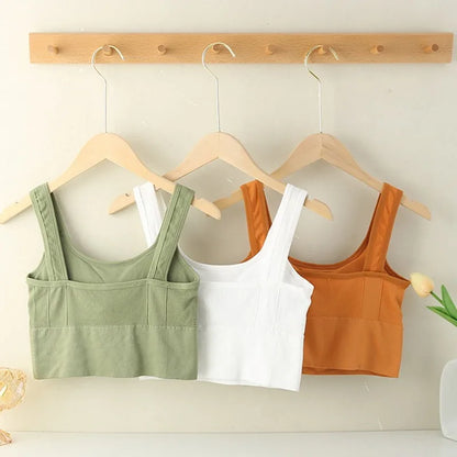 Sutiã esportivo respirável, antitranspirante, top fitness feminino sem costura, top cropped à prova de choque, sutiã esportivo push-up para academia e treino.