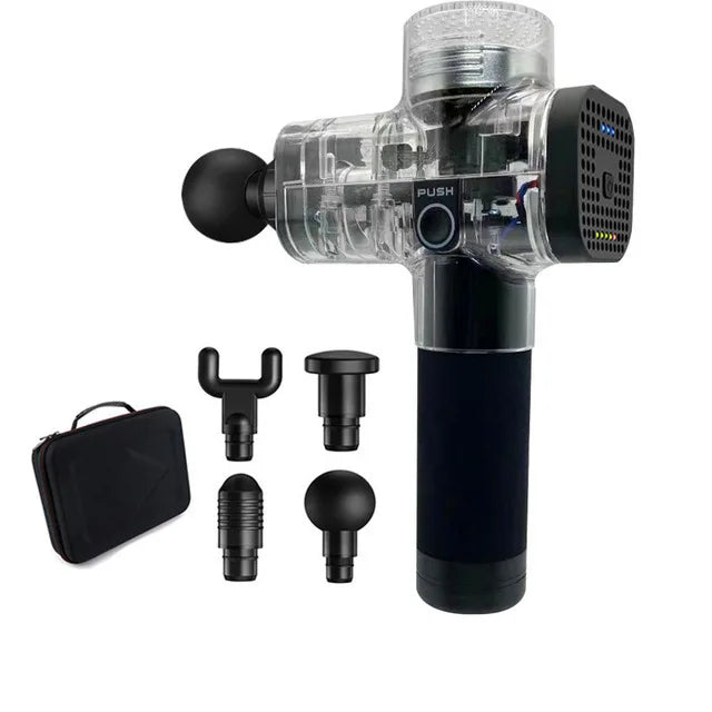 Pistola de Massagem Phoenix A2 para Relaxamento Muscular, Massageador de Tecido Profundo, Terapia Dinâmica, Vibrador, Modelagem Corporal, Alívio da Dor, Massageador para Costas e Pés