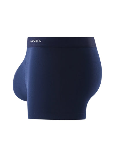 Conjunto de 4 cuecas boxer masculinas, macias, esportivas e respiráveis, para todas as estações, com estampa moderna e estilosa.