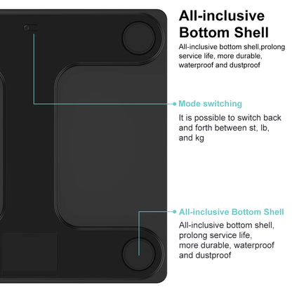 Balança Digital INSMART Personal Body Balance Inteligente para Adultos até 180kg com Medição de Gordura Corporal e Bioimpedância.