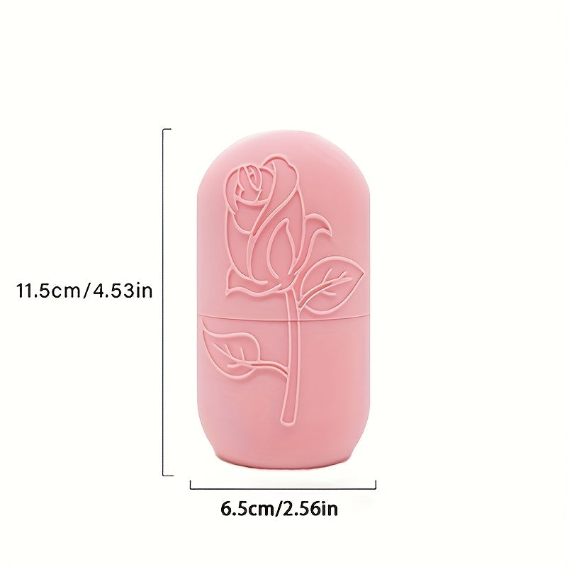 Conjunto de 3 peças para massagem facial | Inclui massageador de rolo, espátula de gelo, placa raspadora para o corpo e costas | Nova grade de gelo facial de silicone para uso com rolo, sem necessidade de eletricidade